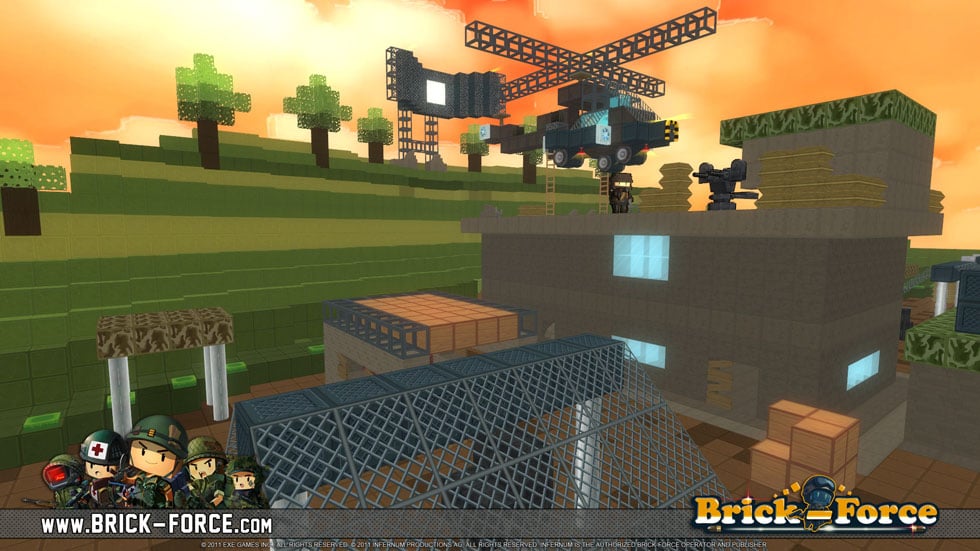 Android functionality in the upcoming Minecraft/FPS mash-up Brick Force -  Droid Gamers