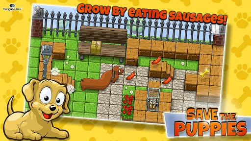 HandyGames let's you be the wiener dog hero in Save the Puppies