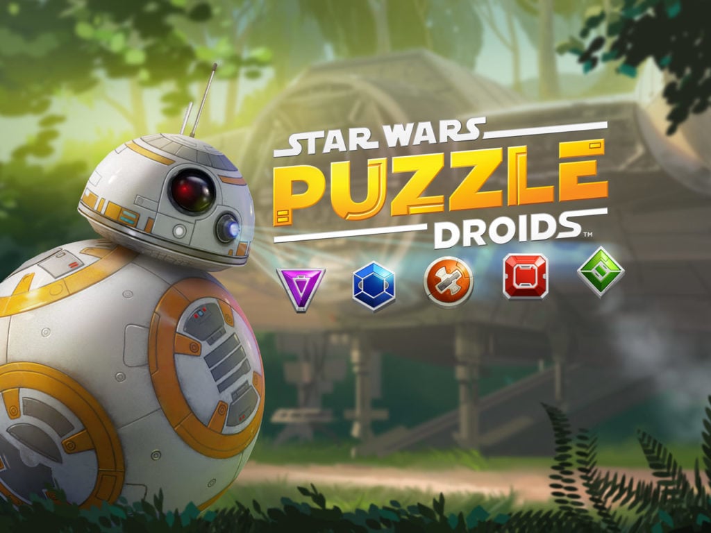 Star Wars: Puzzle Droids is a match three puzzler with a Star Wars skin.