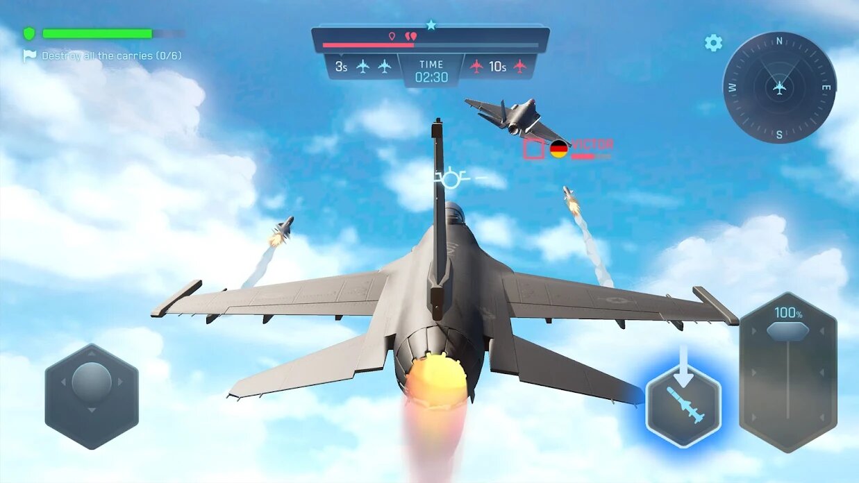 Multiplayer Dogfight Shooter Sky Warriors Out Now For Android thumbnail