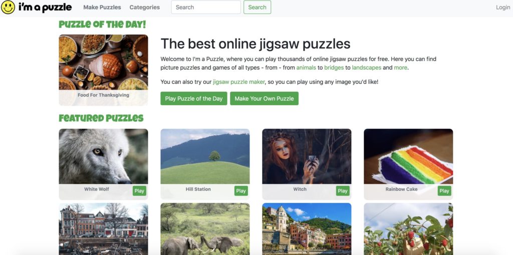 Soon You’ll Be Able To Play I’m A Puzzle’s Library Of Jigsaws On Android And IOS thumbnail