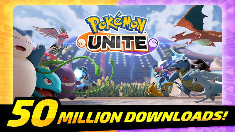 Pokemon Unite Hits 50 Million Downloads, Offers Rewards For All