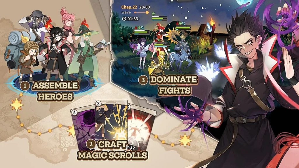 Zio And The Magic Scrolls Is An AFK RPG, Out Now On Android