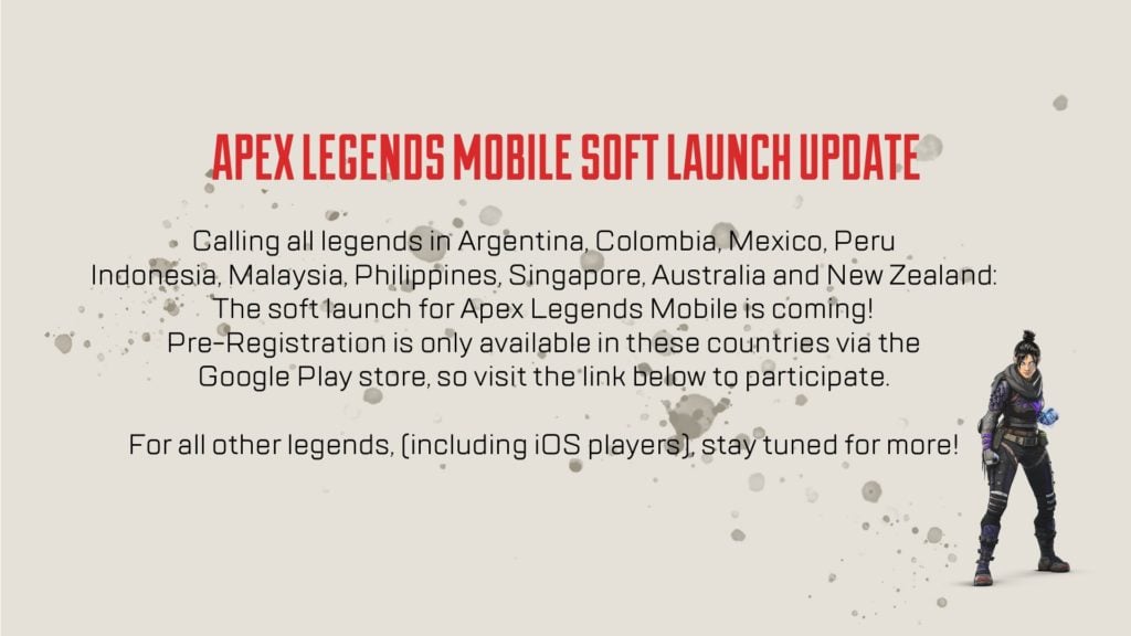 Legends soft apex launch mobile Apex Legends