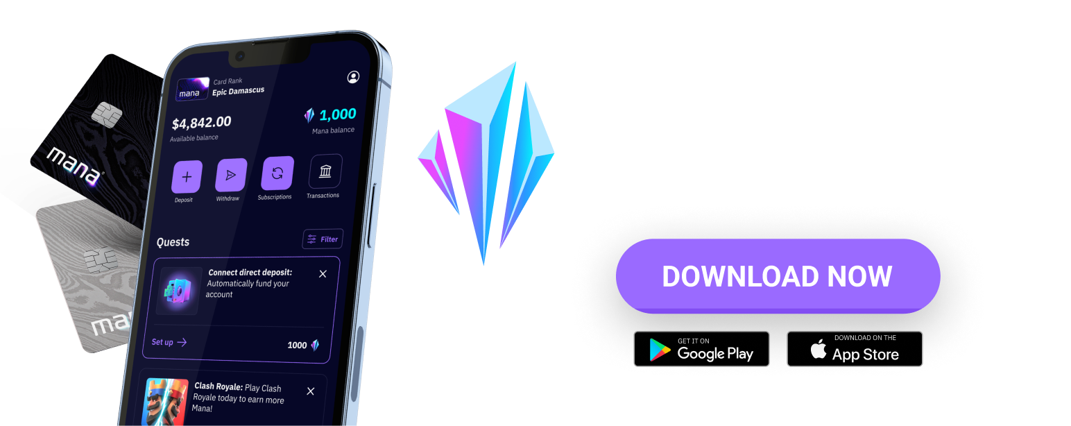 Mana Is an Innovative New Debit Card and Rewards Platform
for Gamers