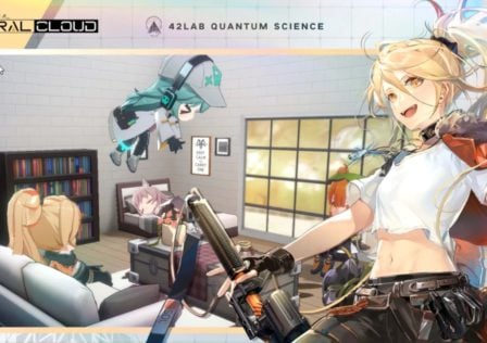 Feature image for our Girls' Frontline: Neural Cloud codes guide. It shows a doll character in her dorm.