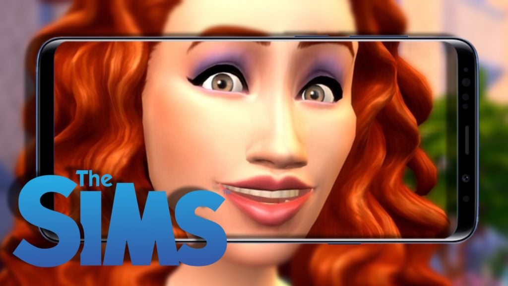 A mock-up of the sims 5 mobile port