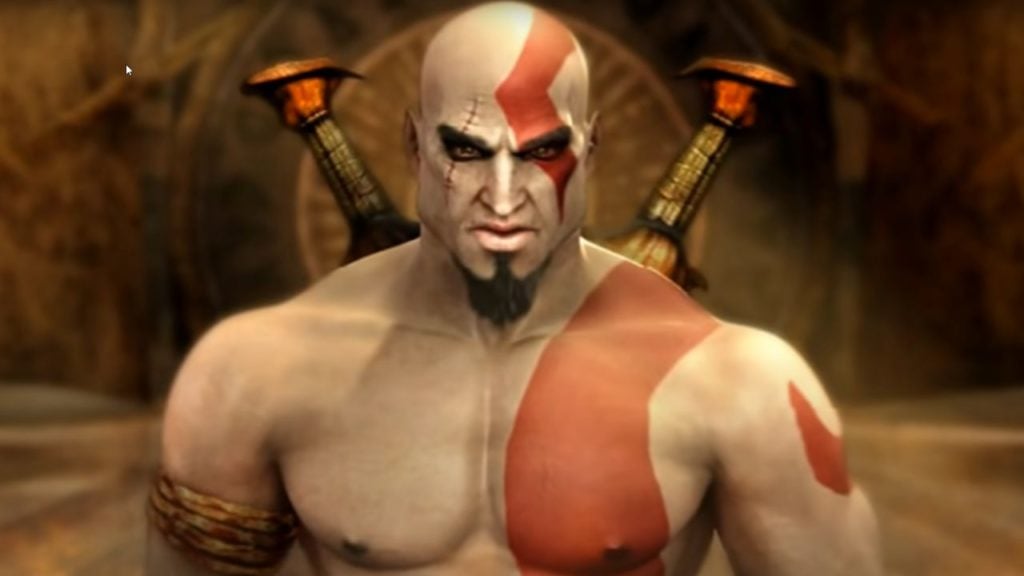 Feature image for our news post on Vita3K emulation. It shows a picture of the character Kratos, from God Of War.