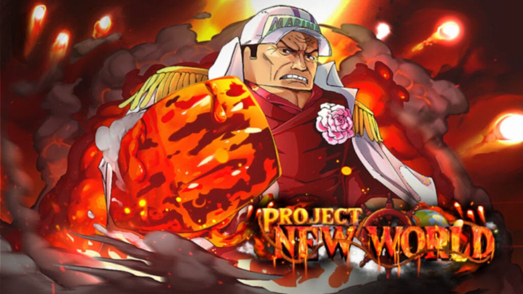 Project New World character and logo.
