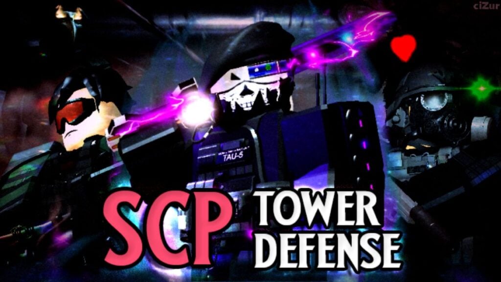 Feature image for our SCP Tower Defense codes guide. It shows several different SCP Foundation staff in combat gear.