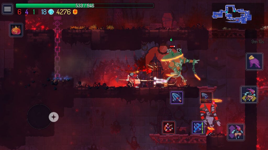 Hacking and slashing in Dead Cells