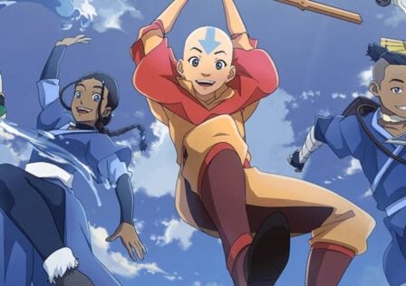 The featured image for our Avatar Generation launch article, featuring three characters from the game falling through the sky towards the camera joyfully.