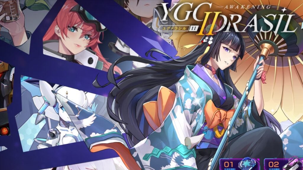 The featured image for our Yggdrasil 2 pre-registration article, featuring a character from the game with dark hair looking from a side profile at the camera. Behind her is an image of another woman from the game, who smiles at the camera.