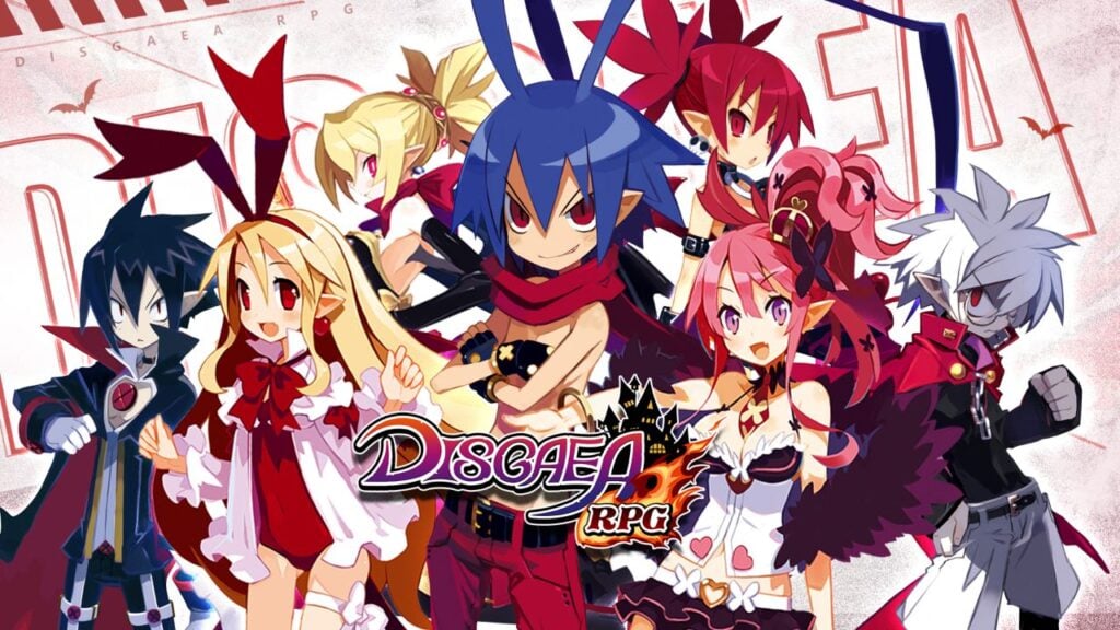 Feature image for our Disgaea RPG news piece. It is promotional art that shows numerous Disagaea characters from different games in the series.