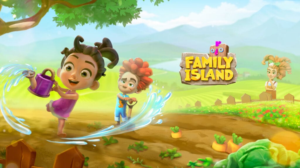 Family Island characters farming the land.