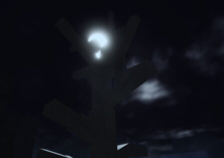 Feature image for our Peroxide gems guide. It shows an in-game screen of the Hueco Mundo skyline with the moon.