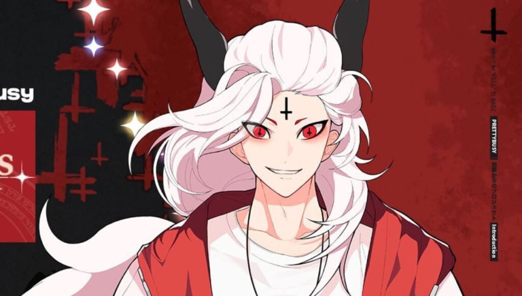 Feature image for our What In Hell Is Bad Satan guide. It shows promotional art of Satan, a pink-haired demon with red eyes.