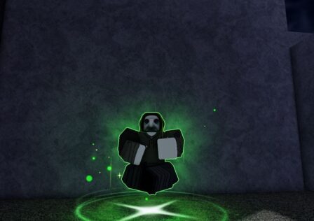 Feature image for our Nightmare Elemental class tier list. It shows a player character meditating with a green aura.