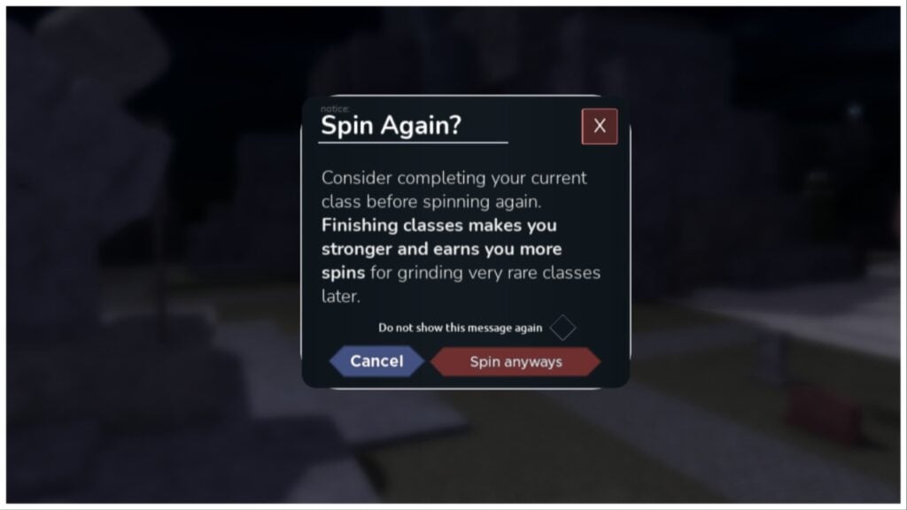 the image for our completions guide which shows the element spinner asking if the player is sure they want to perform a reroll before completing their current element