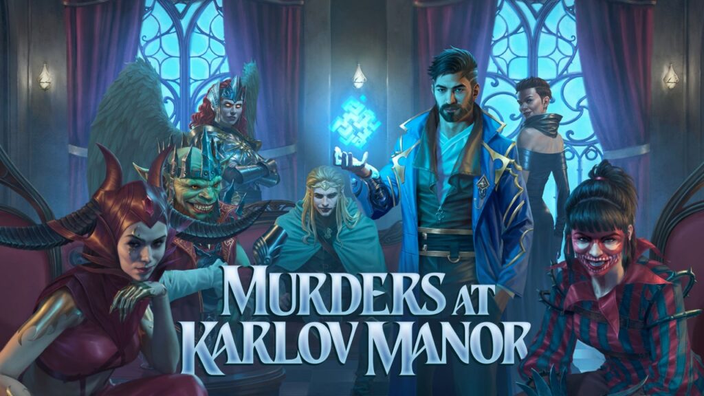 Key Art for the Magic: The Gathering expansion Murders At Karlov Manor.