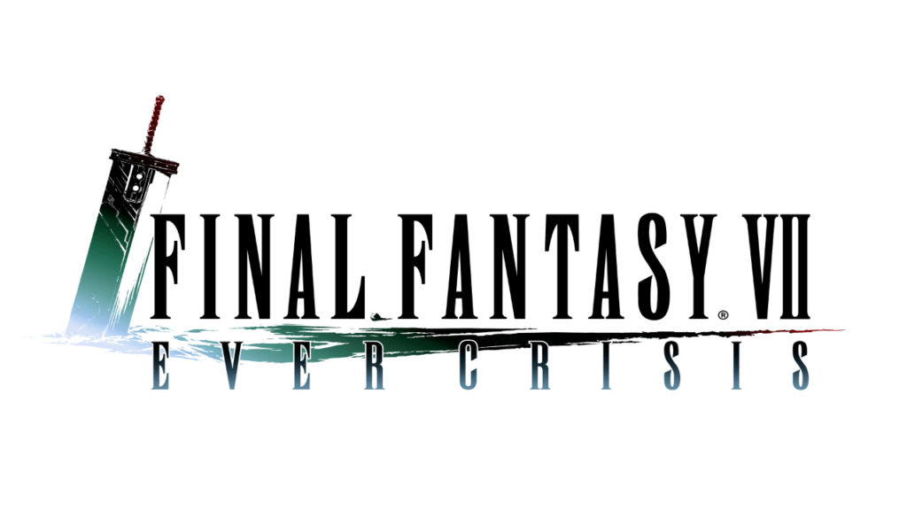 The feature image of the Final Fantasy VII Ever Crisis X FF Rebirth news is a logo of the game!