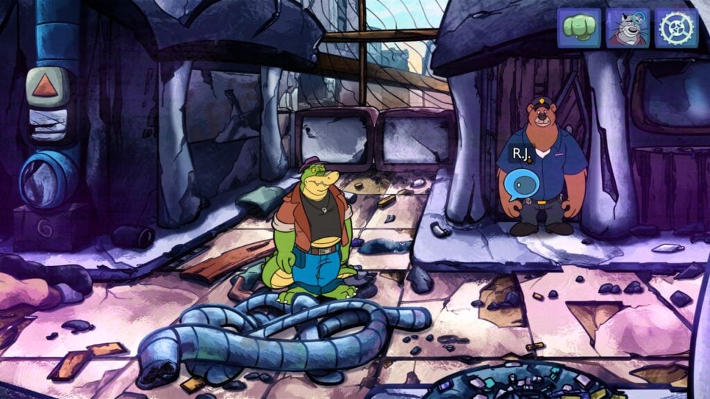 Brok The Investigator screenshot for our best Android adventure games feature.