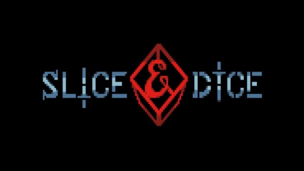 The feature image for news on Slice & Dice 3.0 Patch Notes is thew logo of the game against a black backdrop.