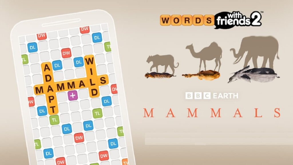 Words With Friends 2 x BBC Earth Mammals