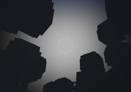 Feature image for our Blades Of Chance map events guide. It shows a view of the sky during the Eclipse event.