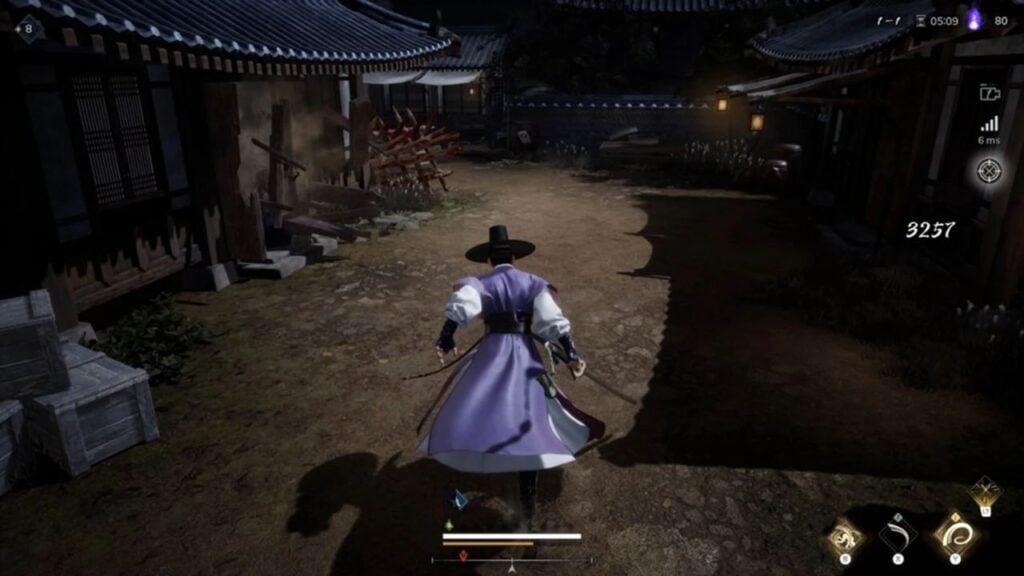 Feature image for our Kingdom: The Blood news piece. It shows a male player character running through a 16th century-style Korean village.