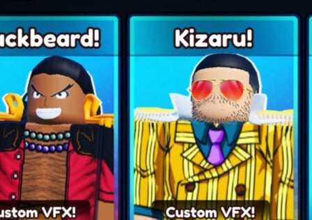 Feature image for our Project XL Mentors tier list. It shows two of the mentors, Blackbeard and Kizaru.