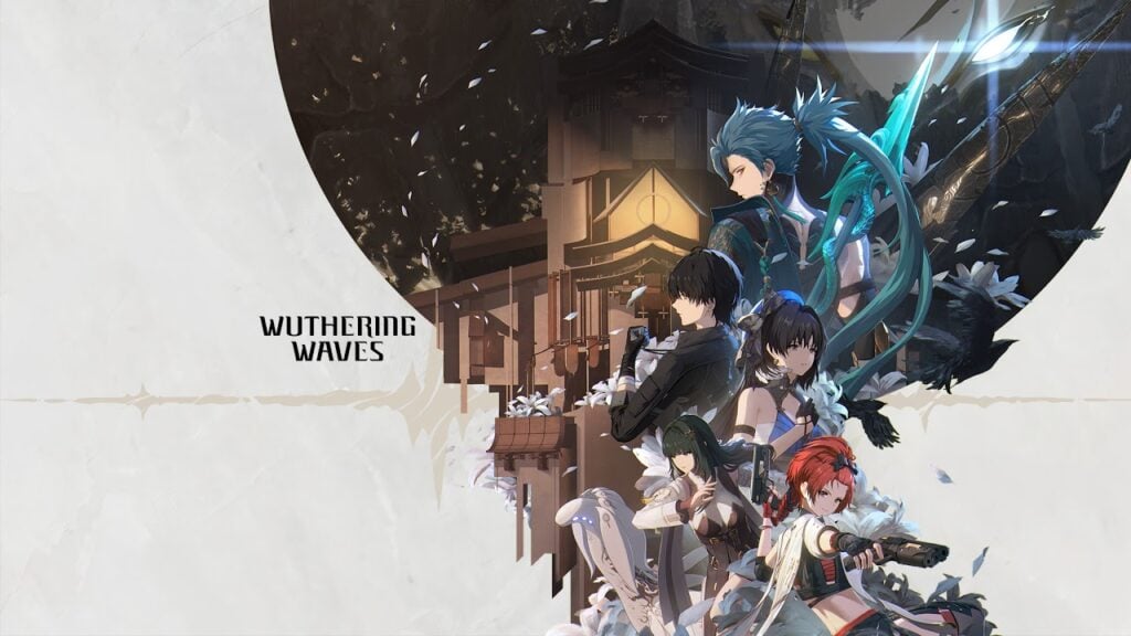 The Feature image for the news on Wuthering Waves Announces Additional Closed Beta Test 3 Focused On Localization has the characters "rovers" on the right side and the title of the game on the left.