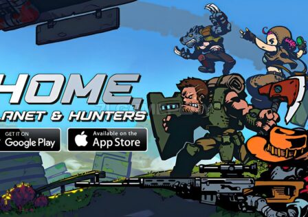 featured image for our news on Planet & Hunters. It features a bunch of characters holding Ballistic shields and other weapons.