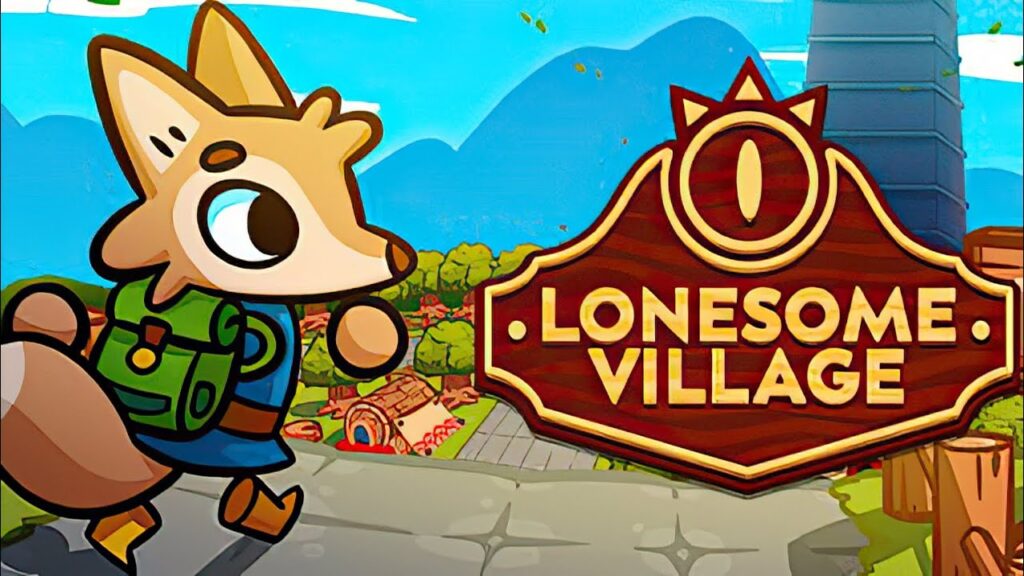 Lonesome Village mobile. It features Wes, the coyote protagonist of the game in a cute outfit.