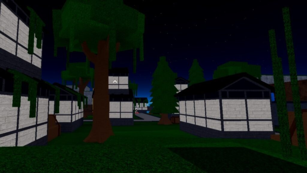 Feature image for our Verse Piece Light Ores guide. Image shows a town with houses and trees.