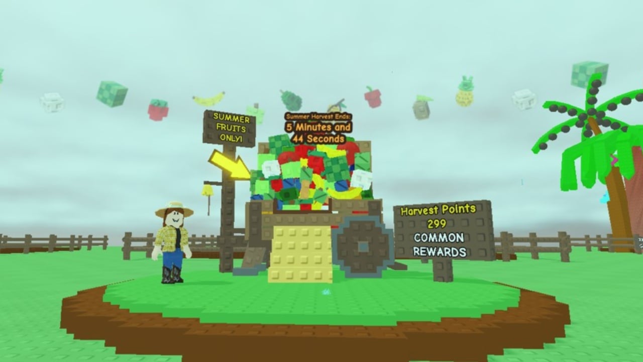 Grow a Garden Summer Harvest Rewards – All Required Points and Chances
