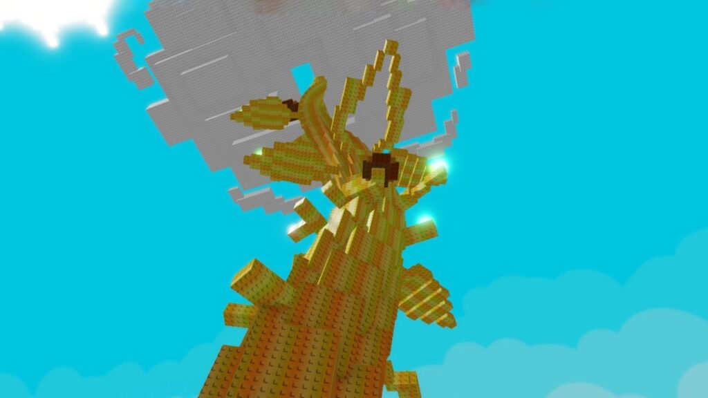 Feature image for our Grow A Garden Griffin guide. It shows a golden beanstalk.