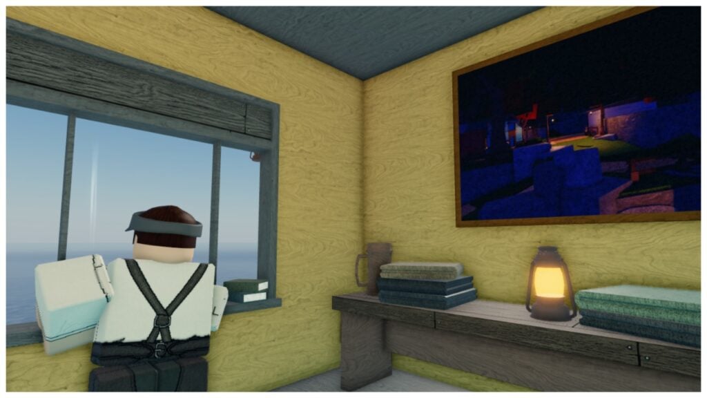 Feature image for our fisch black market update guide showing the back of the merchant inside his house