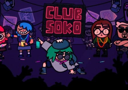 featured image for our news on Club Soko. It shows some weird characters jumping and having fun.
