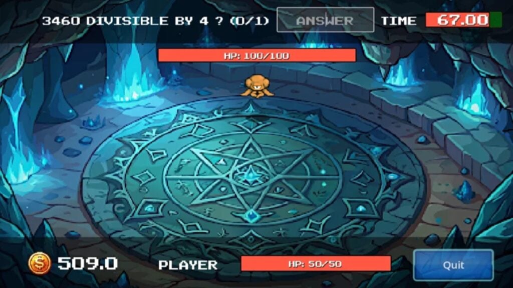 featured image for our news on Wizard of Maths. It shows a massive design on the floor, a bit like a mandala.